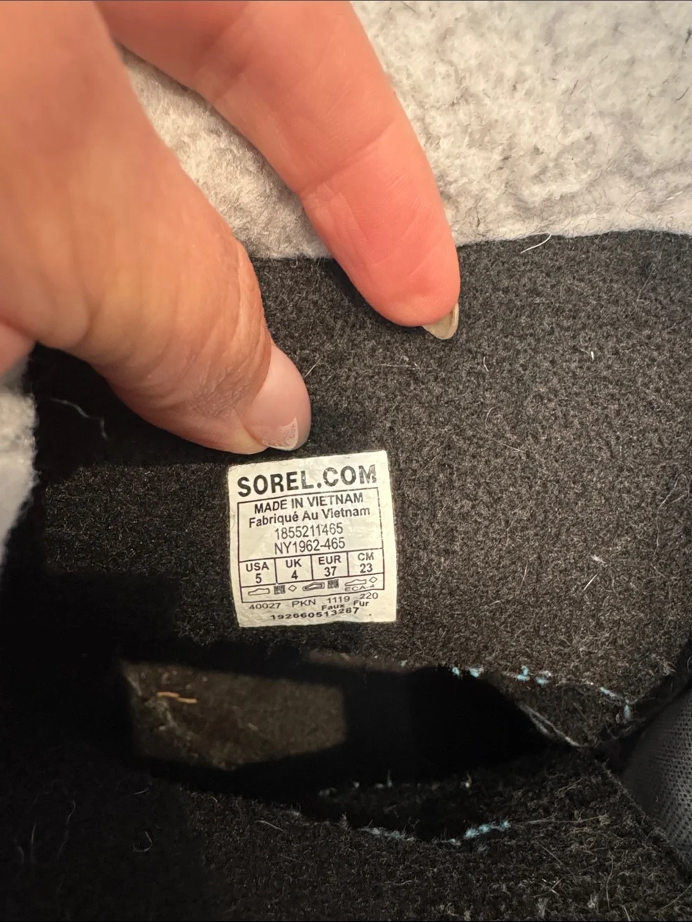 Sorel Kids Navy Blue and Royal Blue Winter Boots